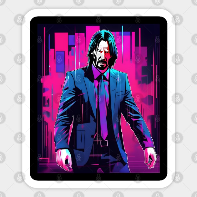 John Wick Sticker by Untitled-Shop⭐⭐⭐⭐⭐